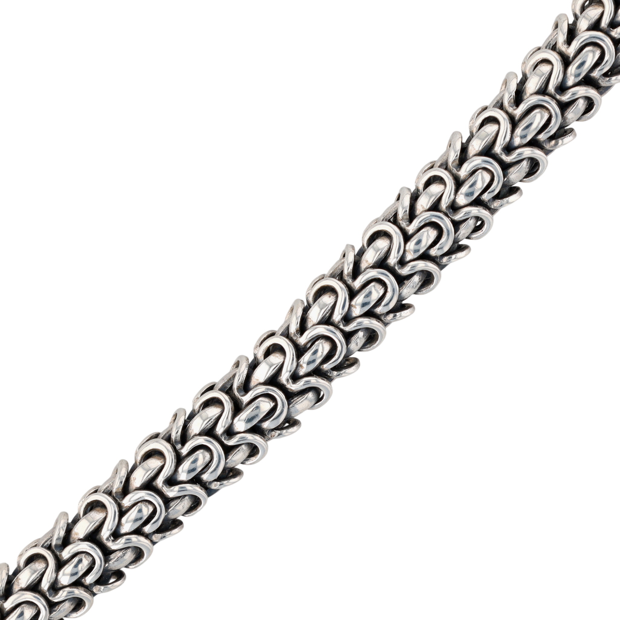 John Hardy 18K Yellow Gold Sterling Silver Dragon Scale Necklace