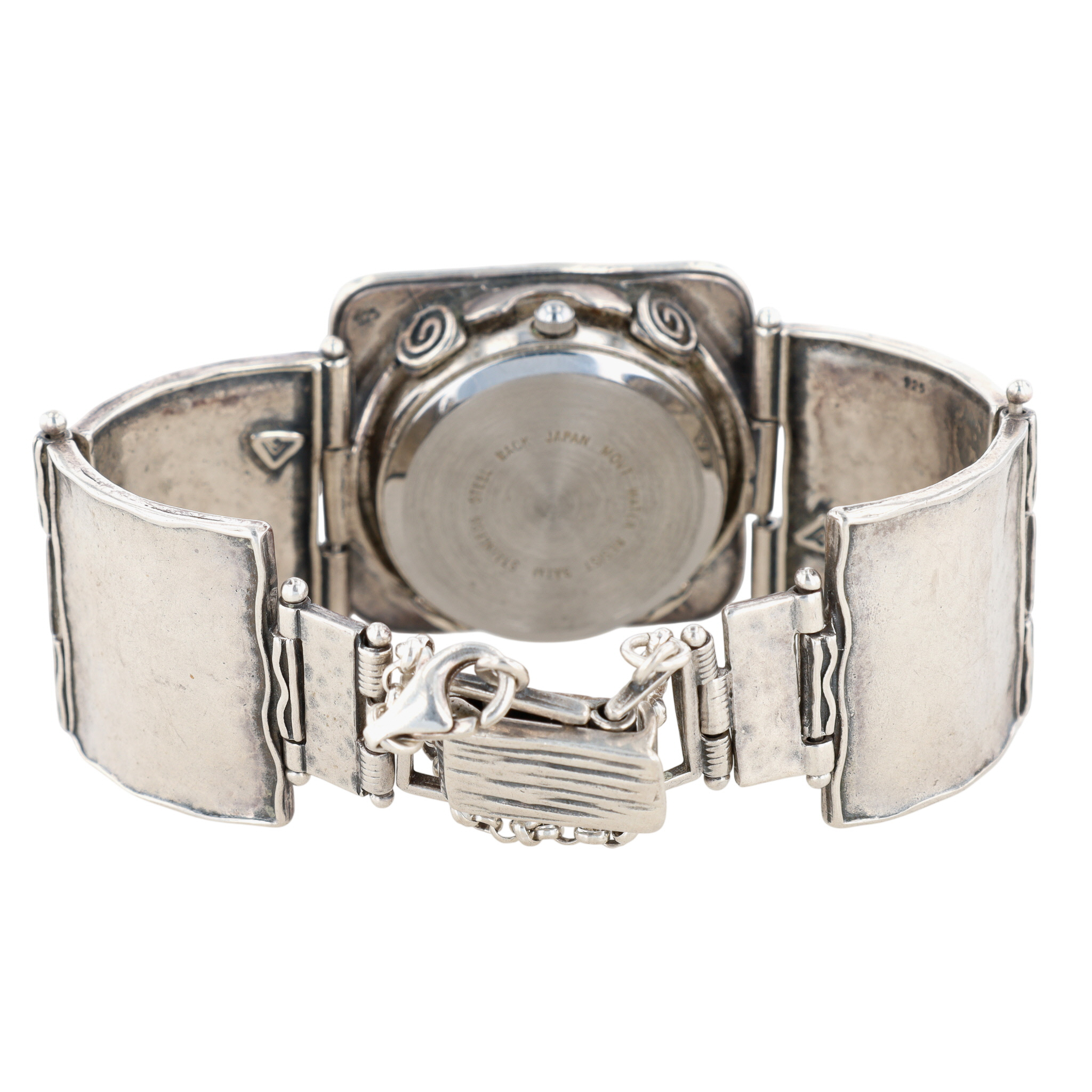 Silpada Sterling Silver Modern Swirl Link Watch