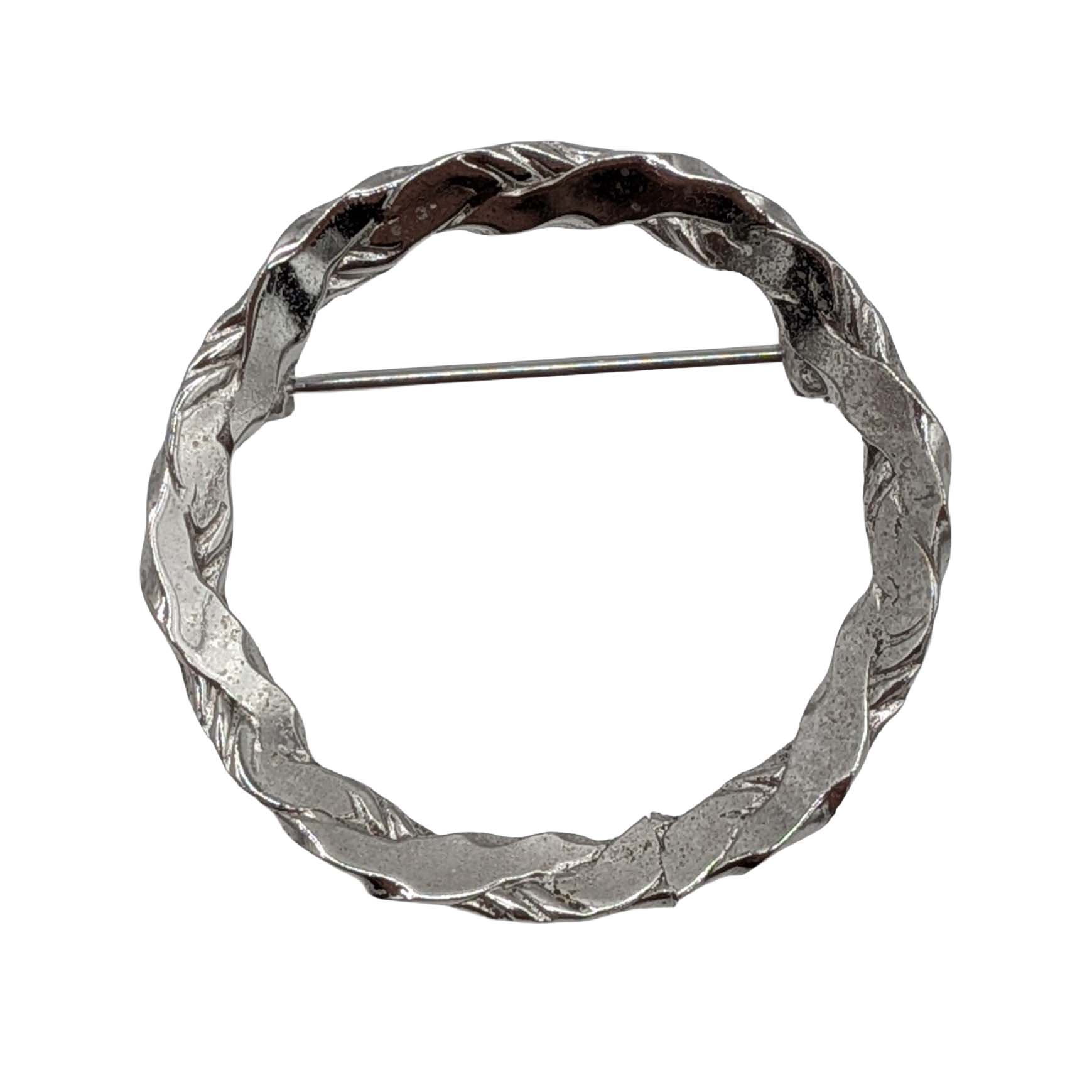 Beau Sterling Silver Wreath Brooch
