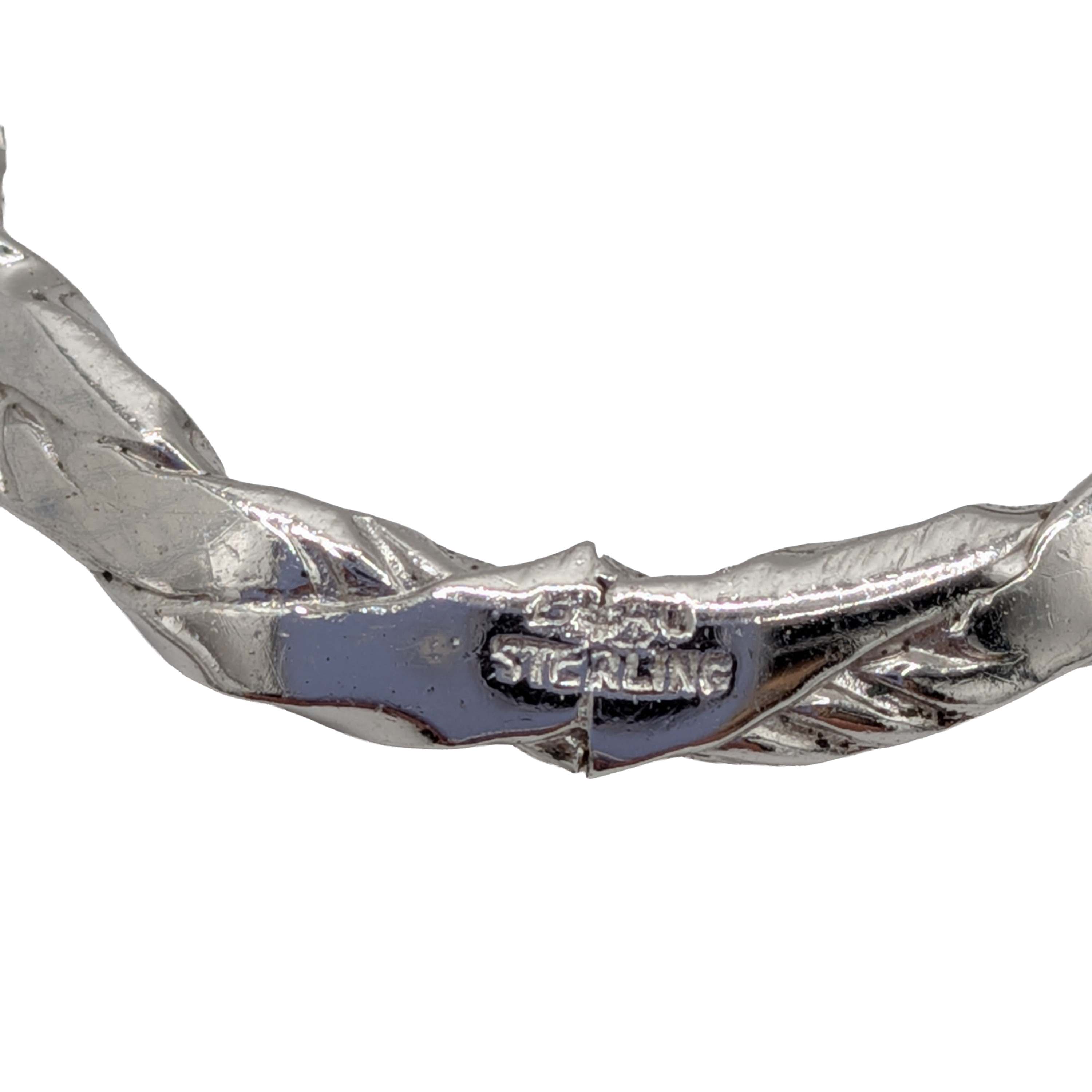 Beau Sterling Silver Wreath Brooch
