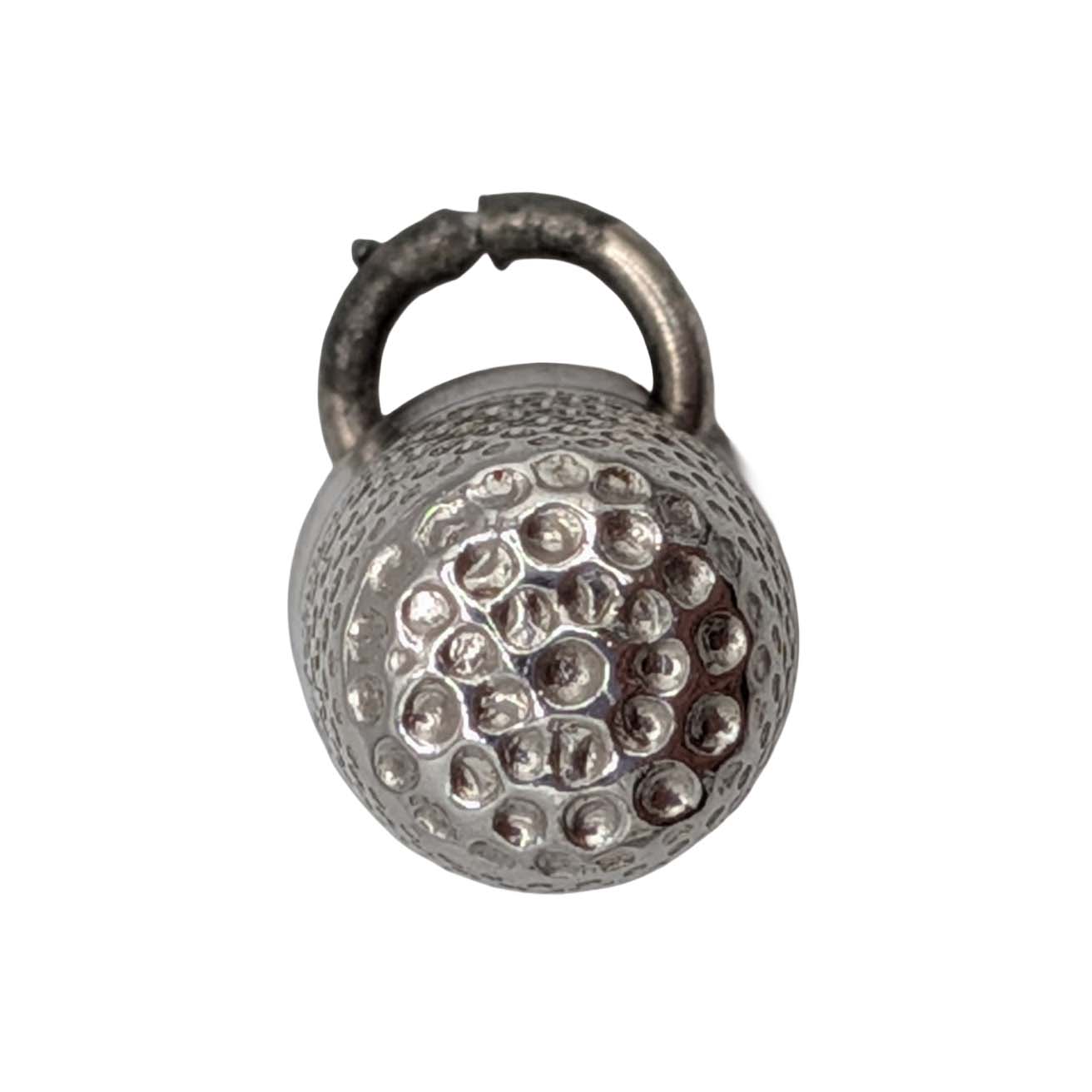 Signed Sterling Silver Thimble Charm