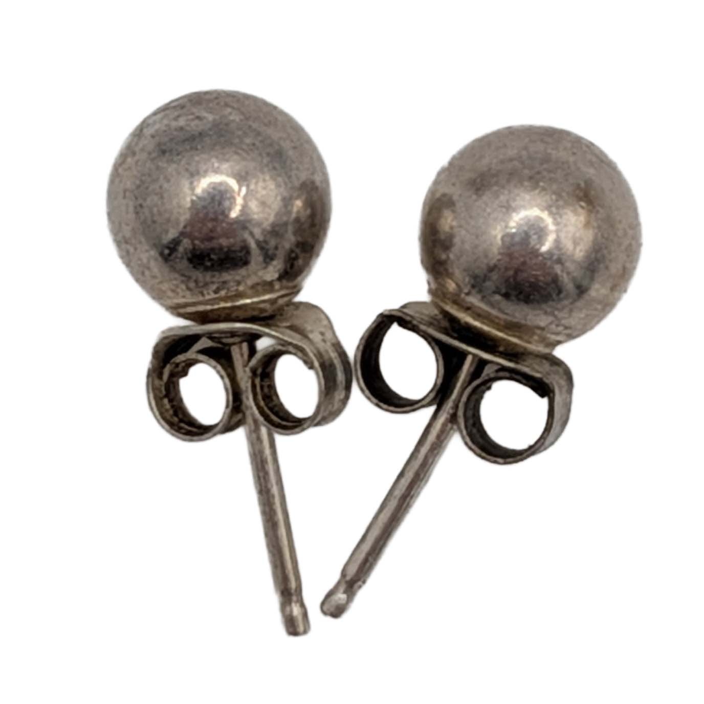 Sterling Silver Ball Stud Earrings