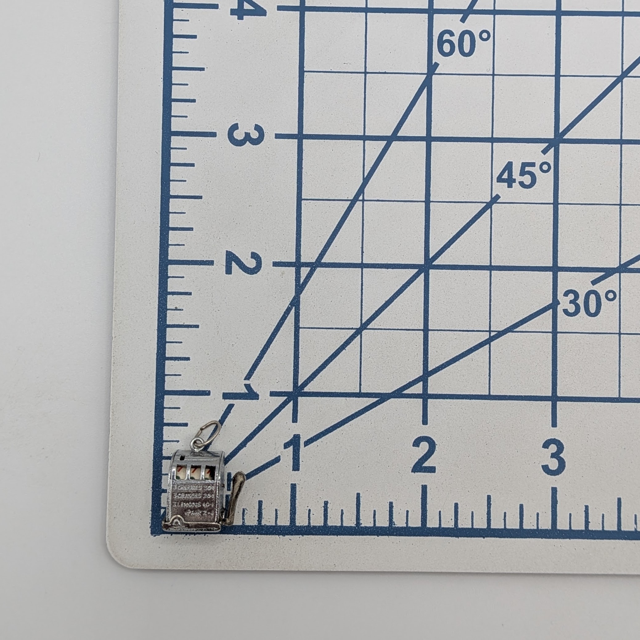 Sterling Silver Slot Machine Charm