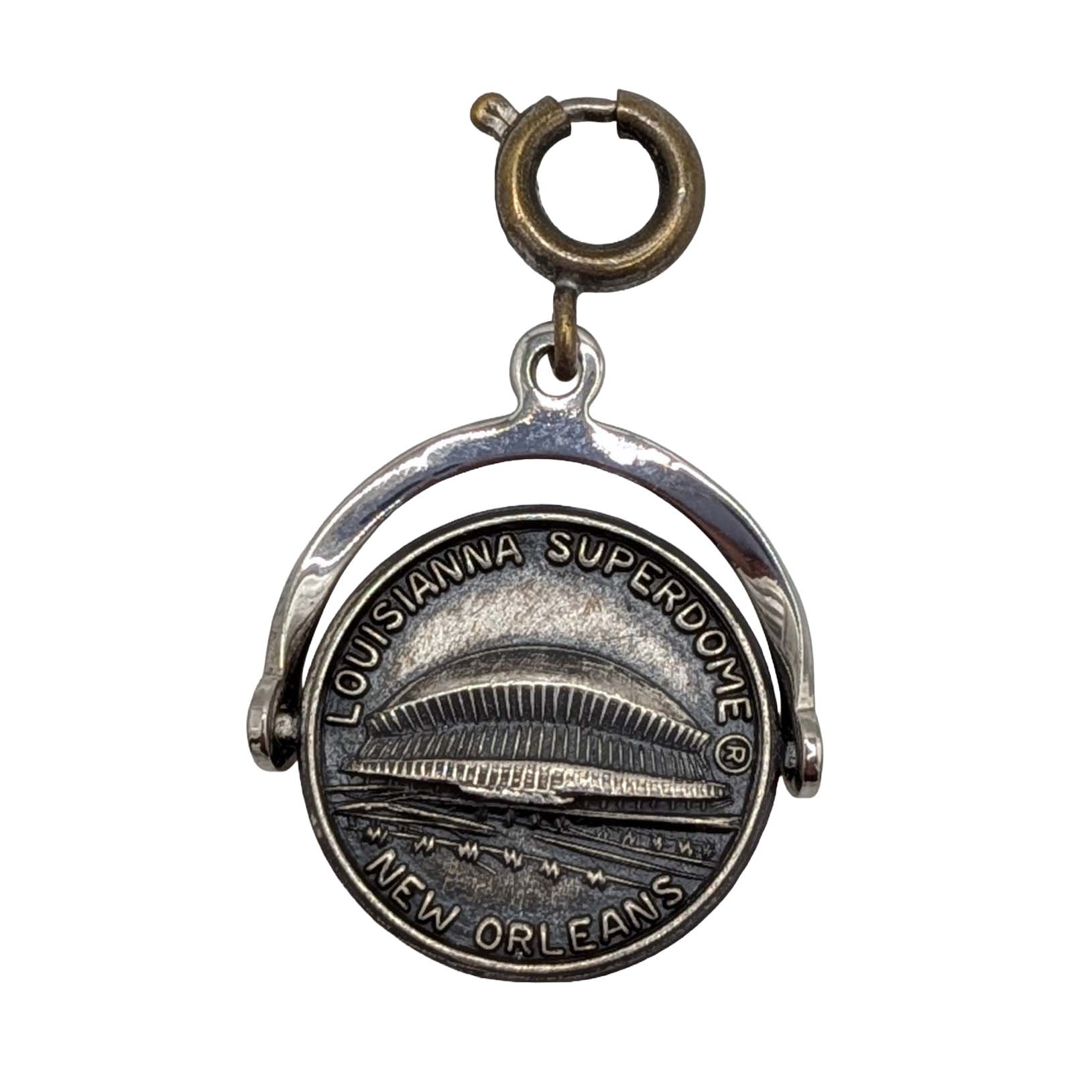 Sterling Silver Louisana Super Dome New Orleans Charm