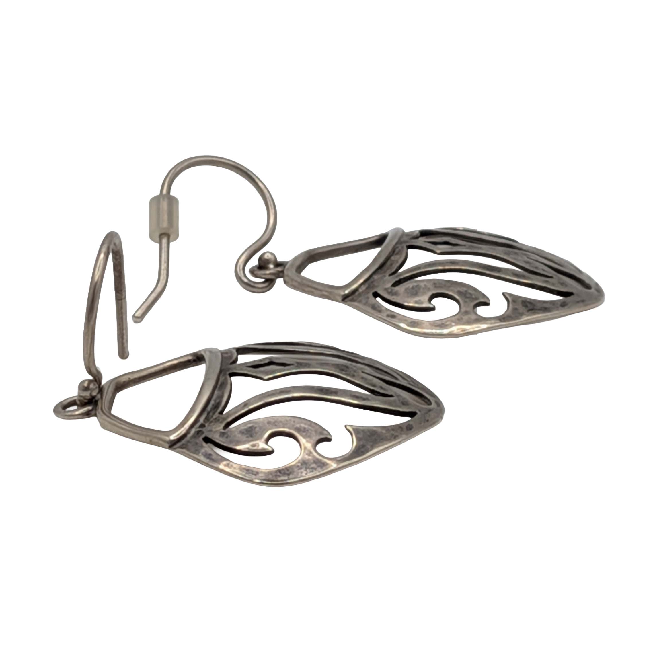 Sterling Silver Parisian Bistro Hook Earrings