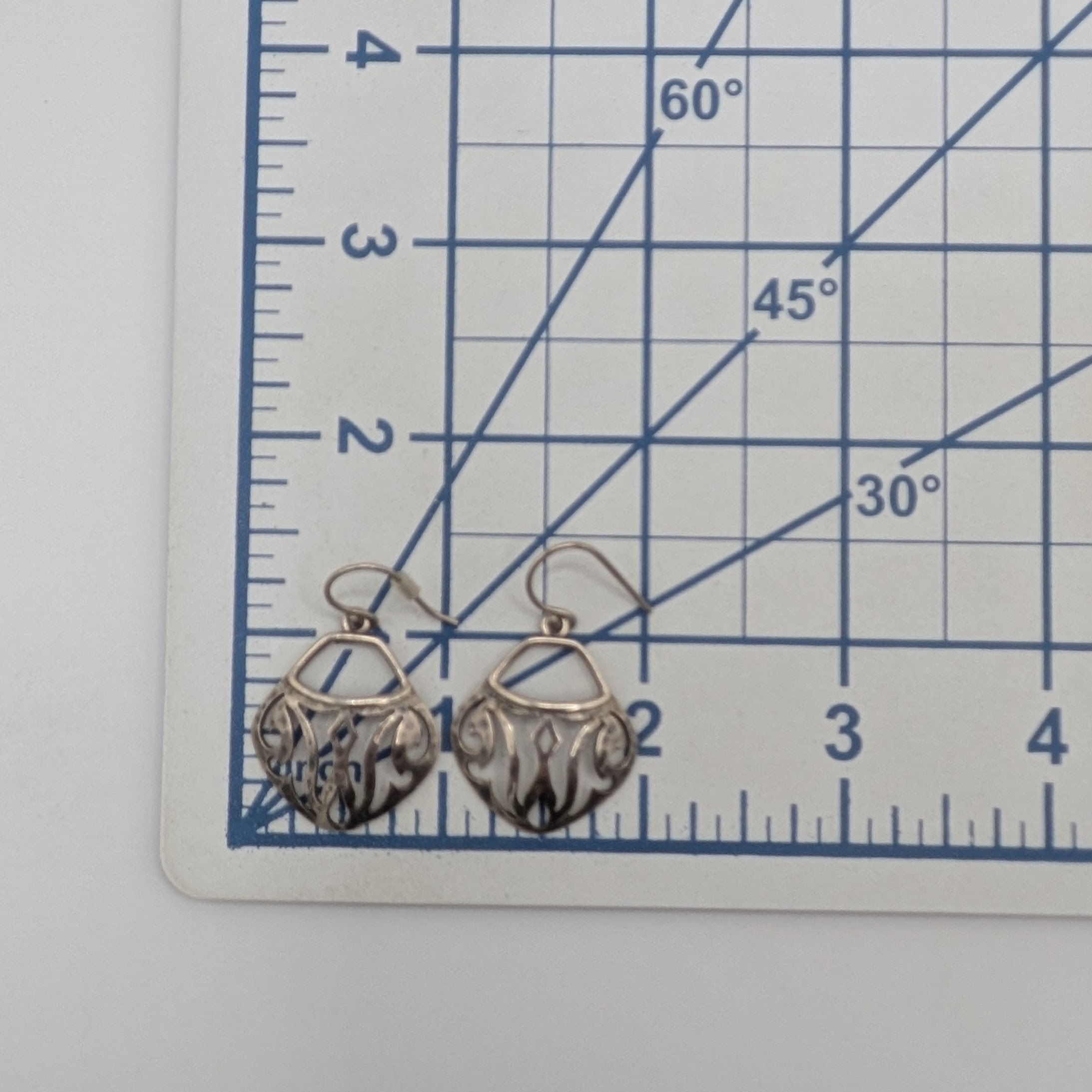 Sterling Silver Parisian Bistro Hook Earrings