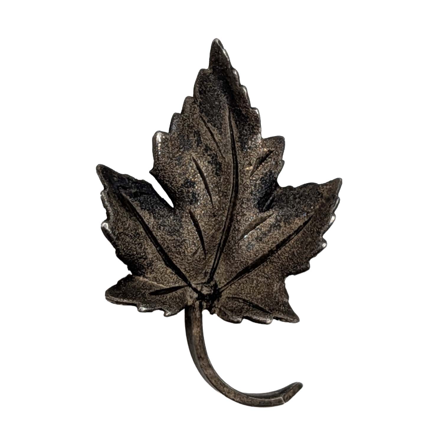 Sterling Silver Maple Leaf Brooch