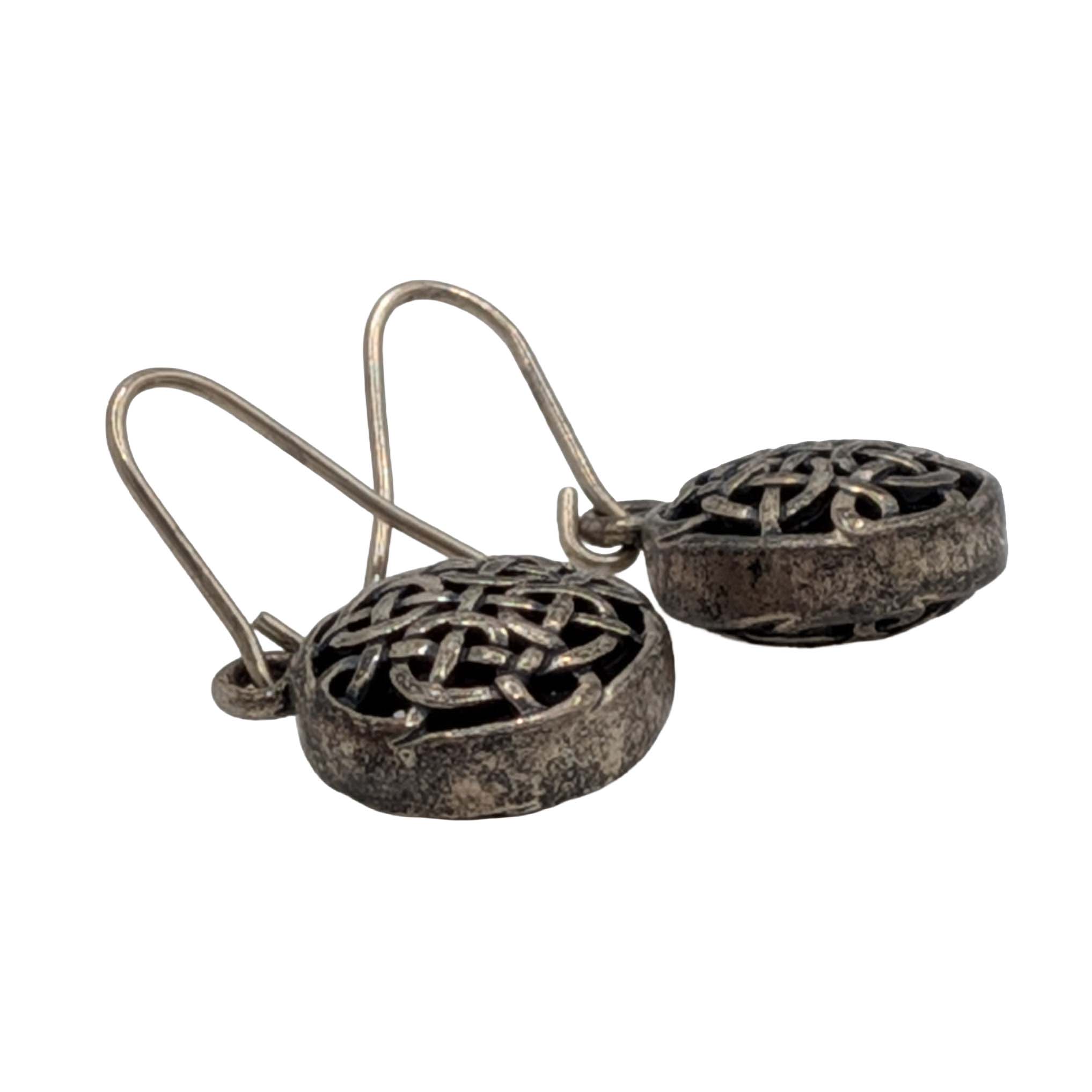 Sterling Silver Celtic Knot Hook Earrings