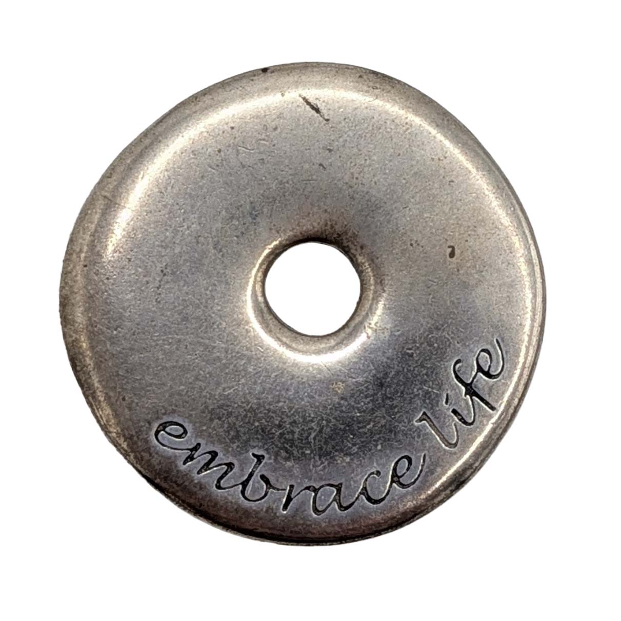 Sterling Silver "Embrace Life" Pendant