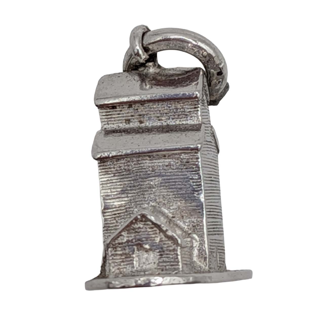 Sterling Silver Church W/ Bell Tower Charm