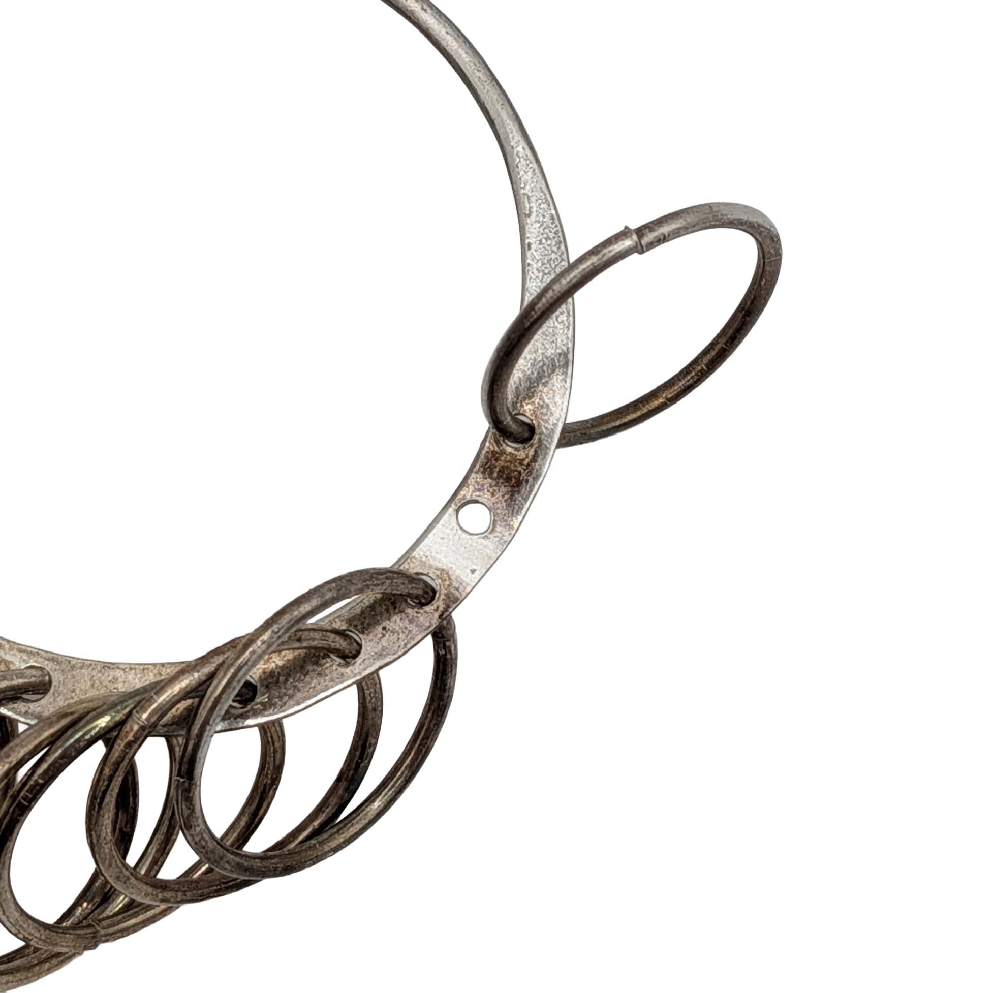 Sterling Silver Multiple Circles Hook Earrings