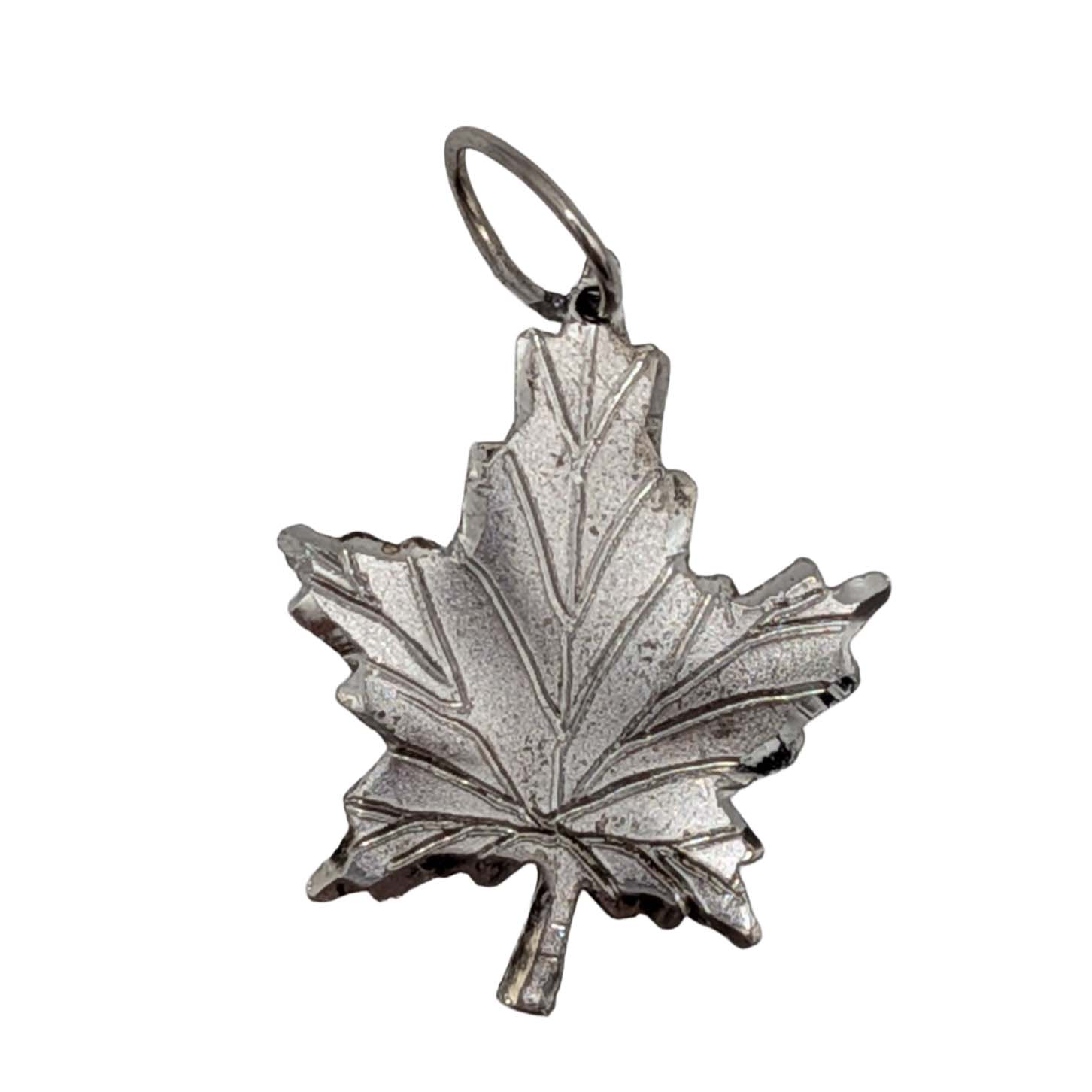 Forstner Sterling Silver Maple Leaf Charm