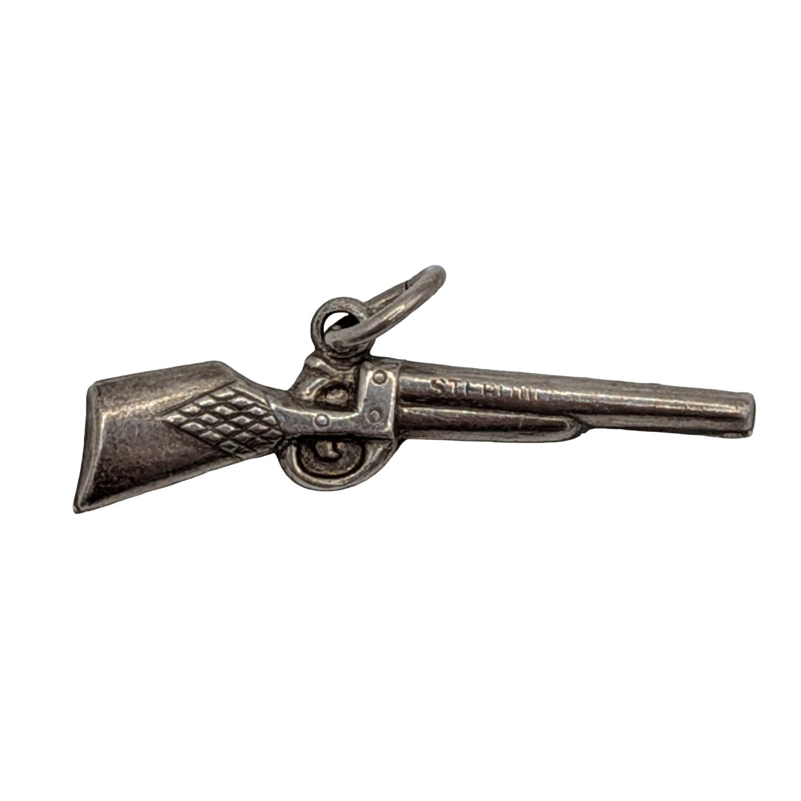 Sterling Silver Rifle Charm