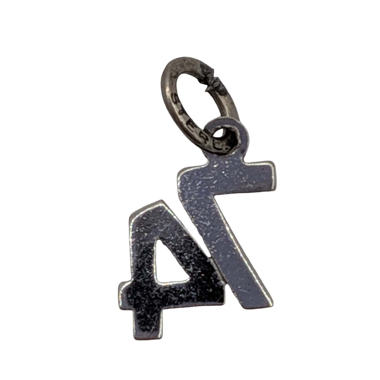 Sterling Silver "74" Charm
