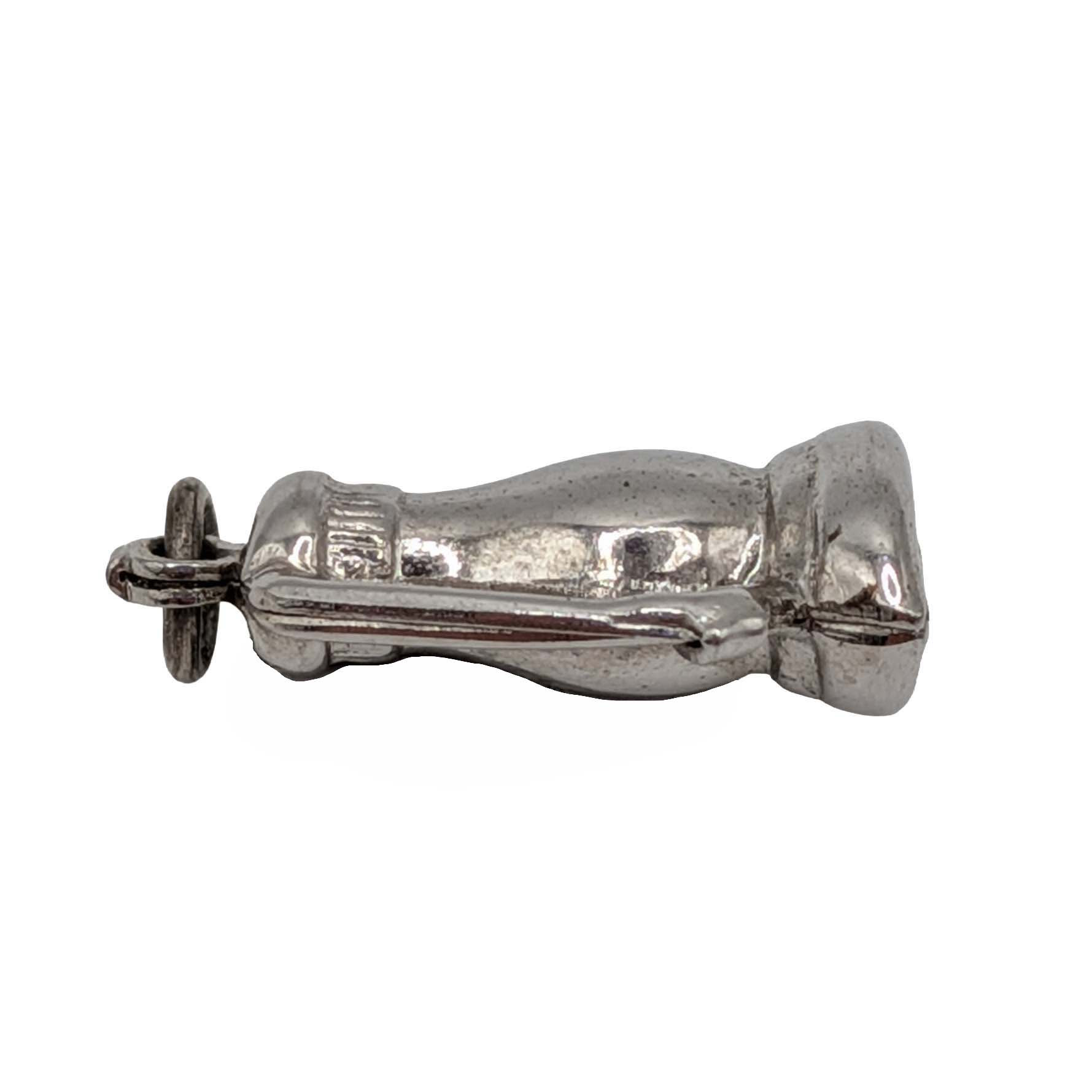 Sterling Silver Old Fashioned Lantern Charm