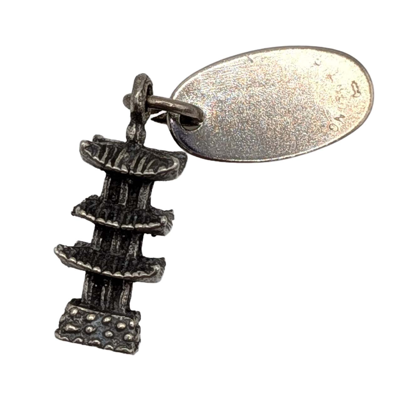 Sterling Silver Grauman's Chinese Hollywood Pagoda Charm
