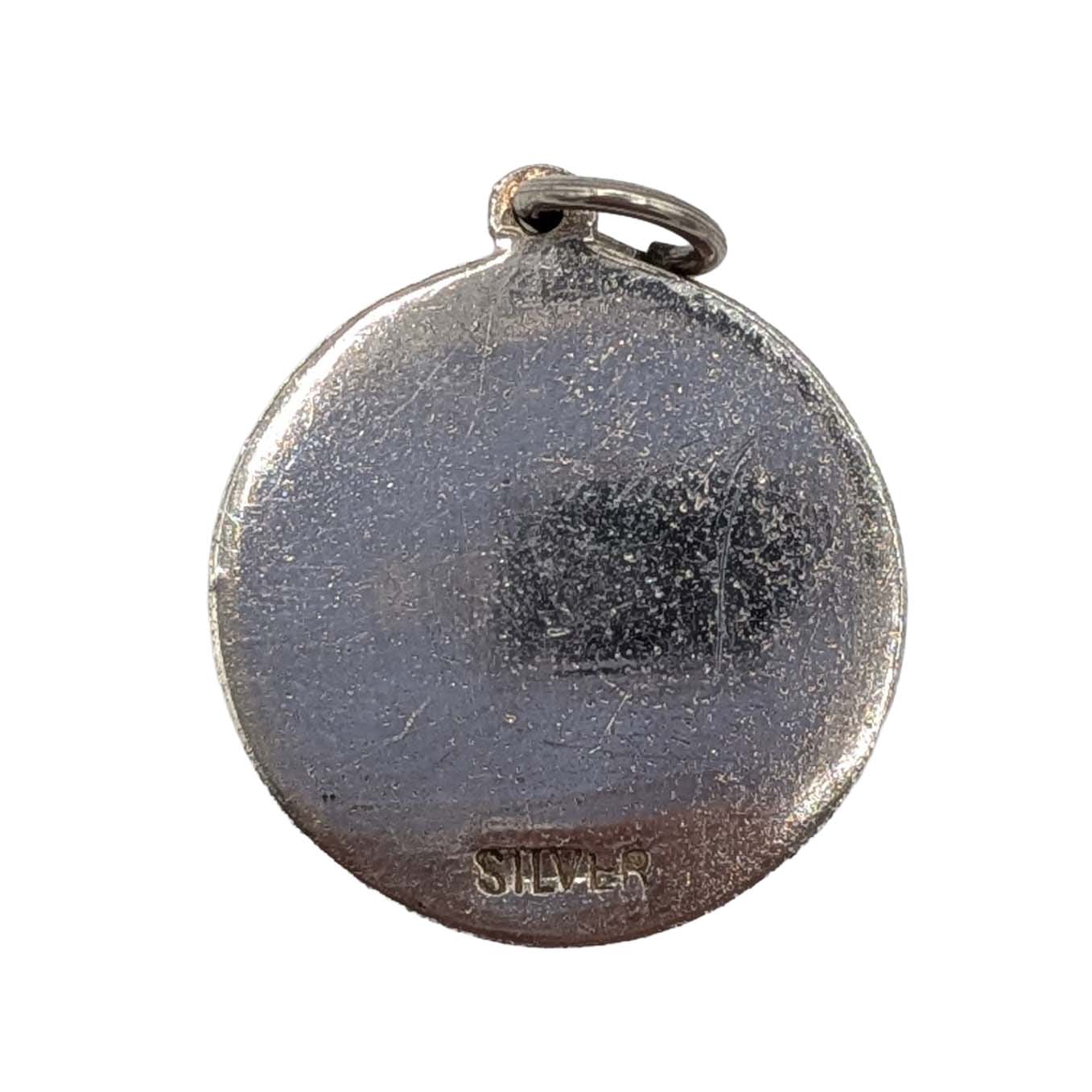 Sterling Silver Macau Building Round Charm