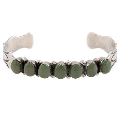 Paylee & Darlene Coonsis Zuni Sterling Turquoise Cuff Bracelet. Paylee & Darlene Coonsis Zuni 