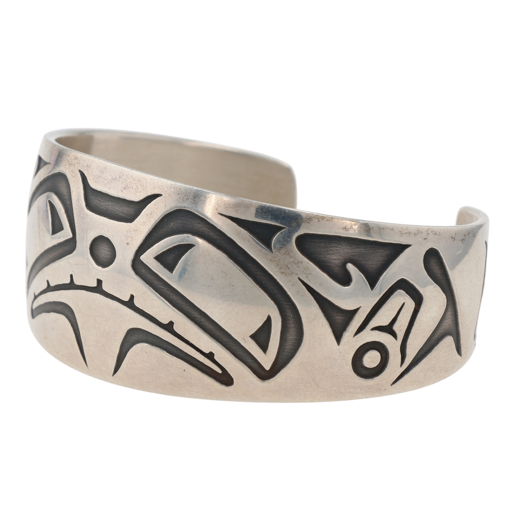 Danny Dennis First Nations Northwest Coast Motif Cuff Bracelet