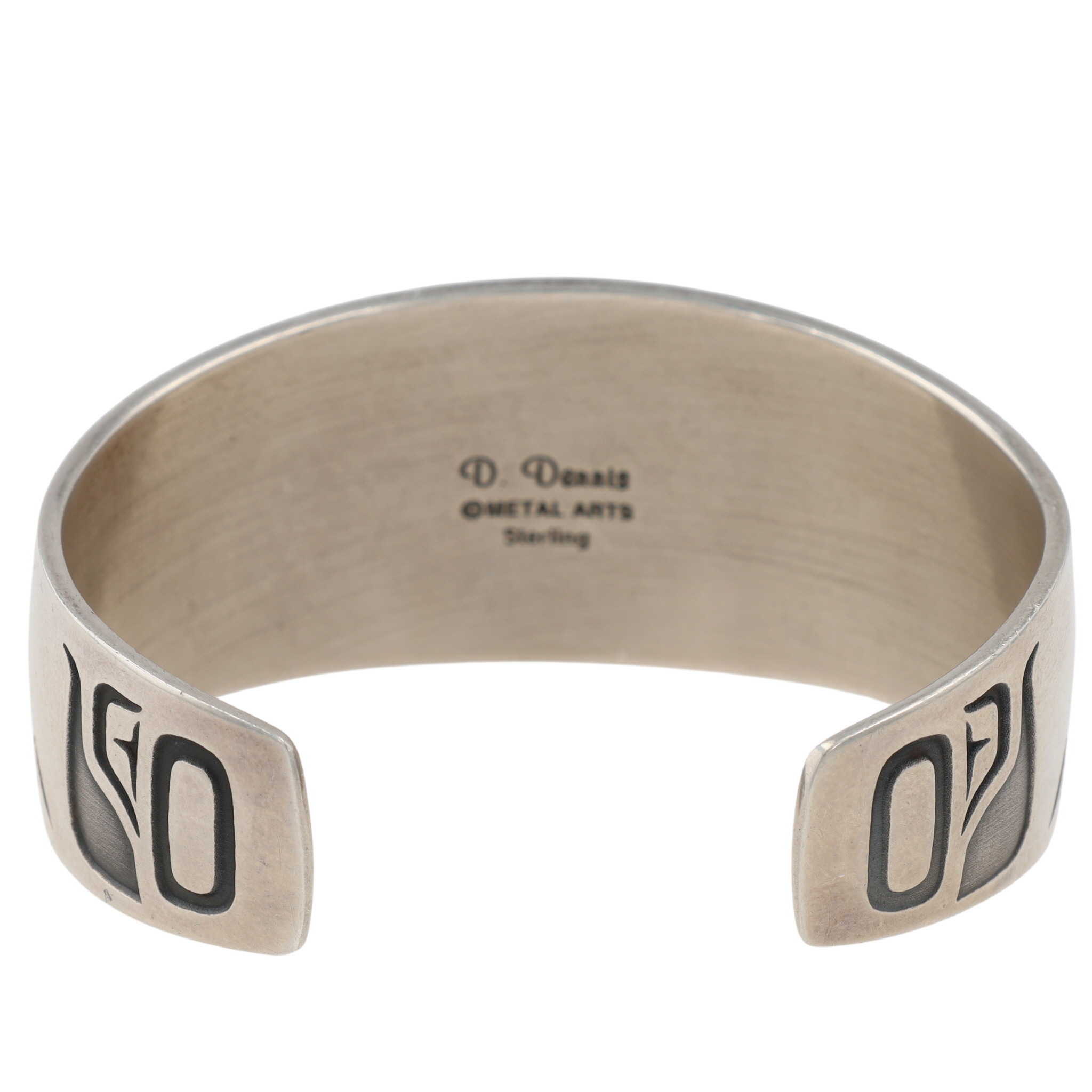Danny Dennis First Nations Northwest Coast Motif Cuff Bracelet