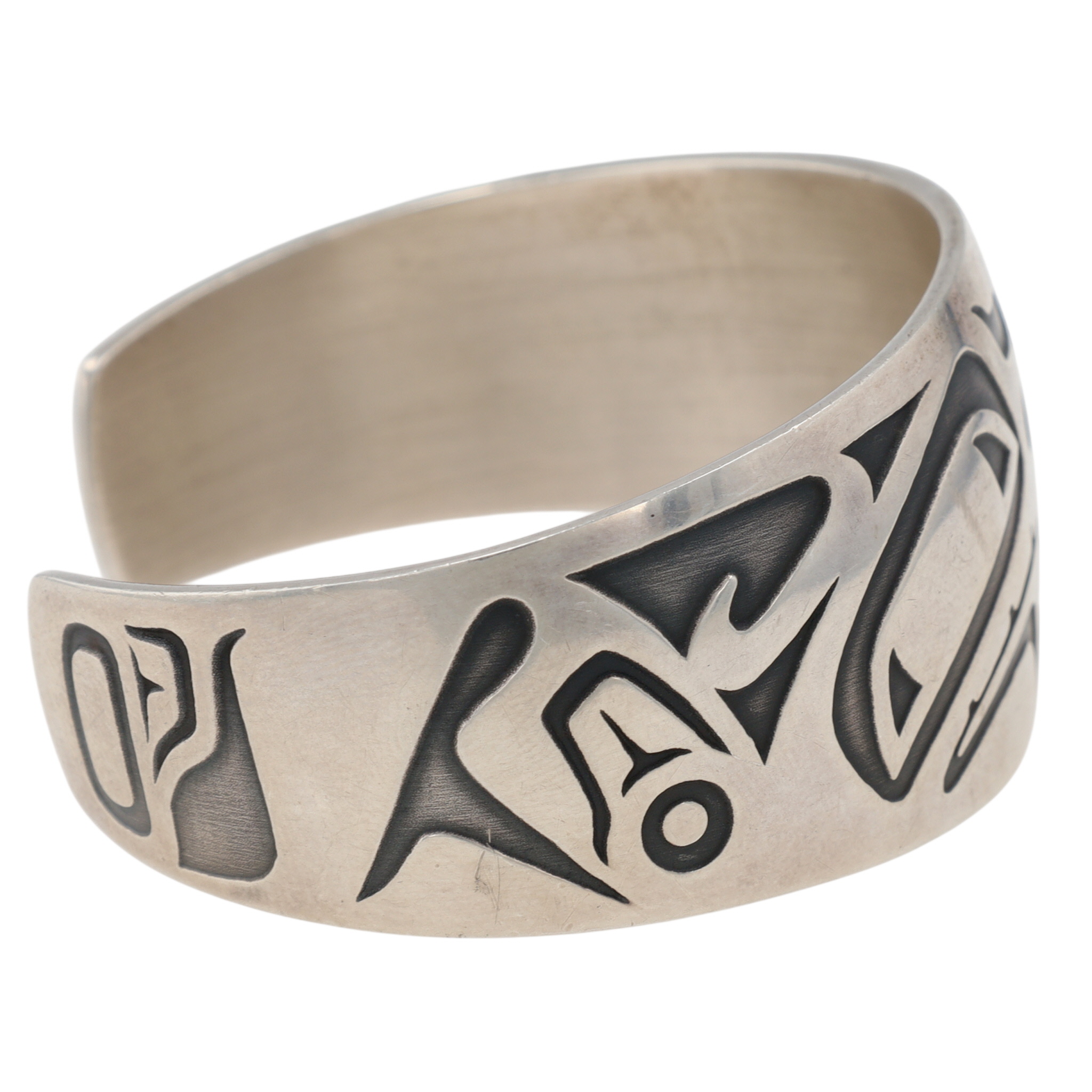 Danny Dennis First Nations Northwest Coast Motif Cuff Bracelet