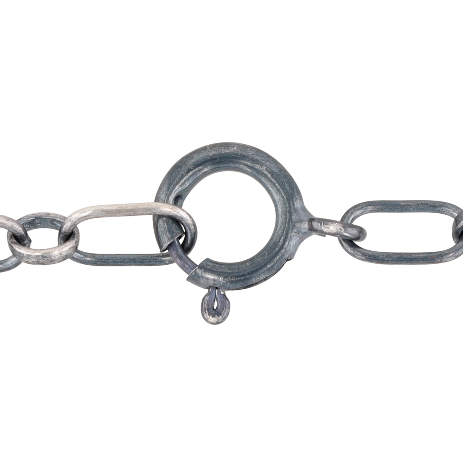 Daniel Benally Navajo Sterling Kingman Web Turquoise Necklace