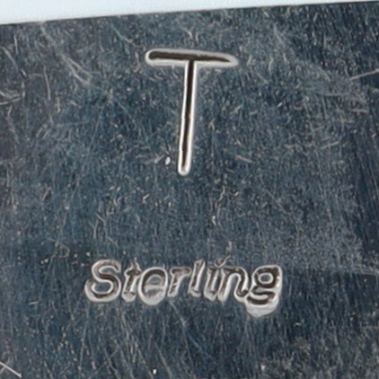 Tia Long Navajo Sterling Kingman Turquoise Pendant