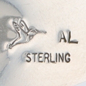 Alonzo Mariano Navajo Sterling Stamped Eagle Pendant