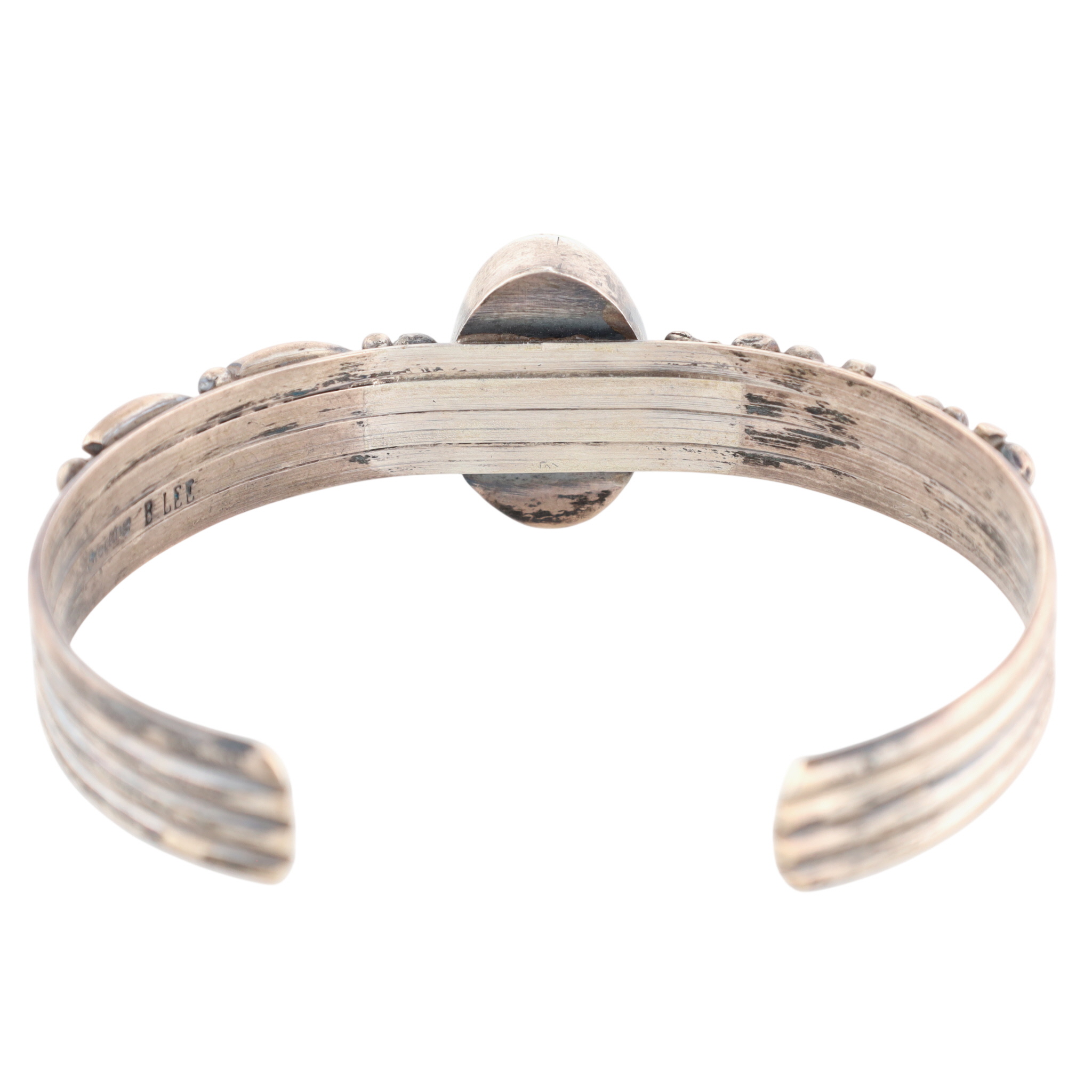 Betta Lee Navajo Sterling Thunder Mountain Turquoise Cuff Bracelet