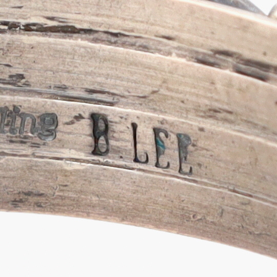 Betta Lee Navajo Sterling Thunder Mountain Turquoise Cuff Bracelet