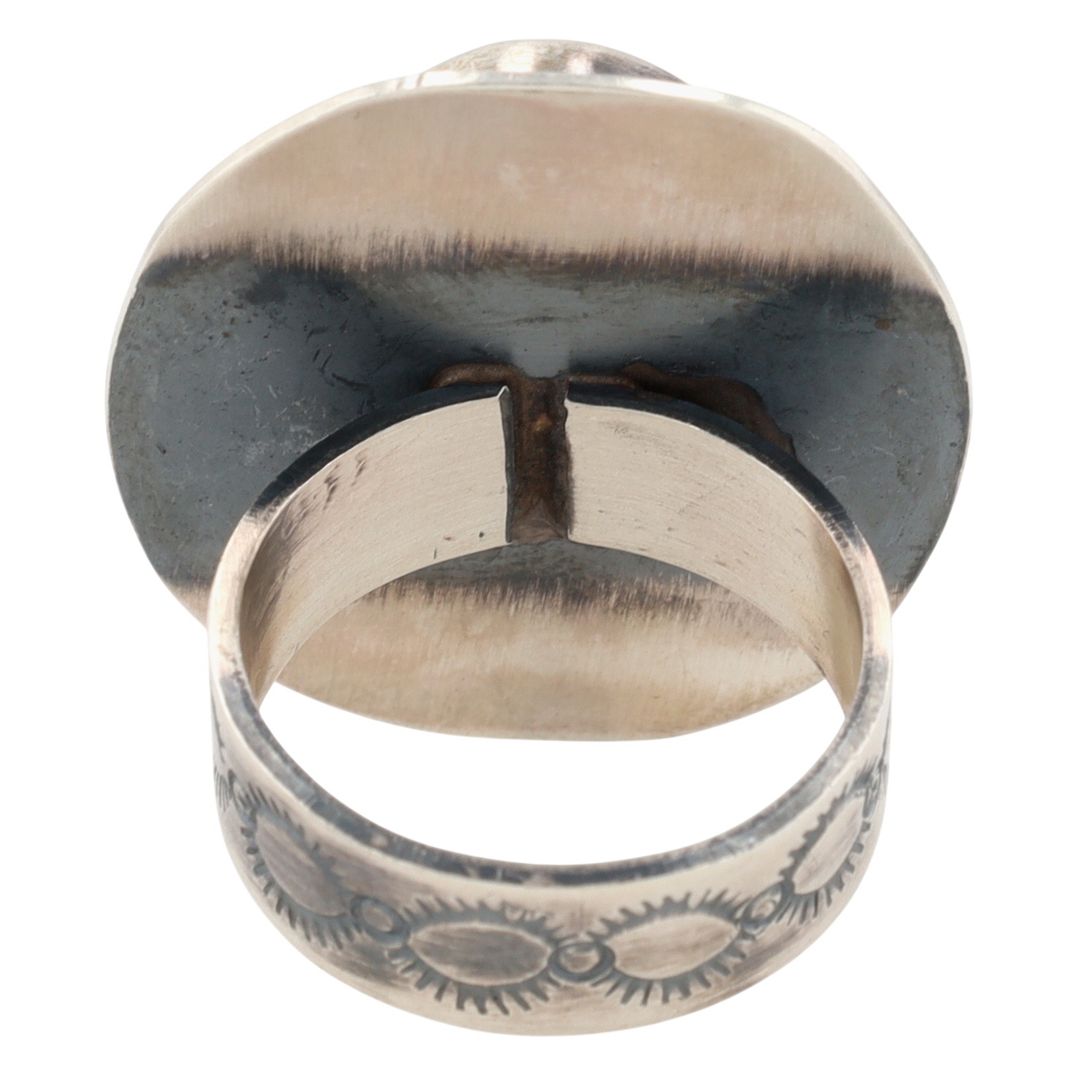 Bessie Skeets Navajo Sterling Royston Turquoise Ring Sz 6.5