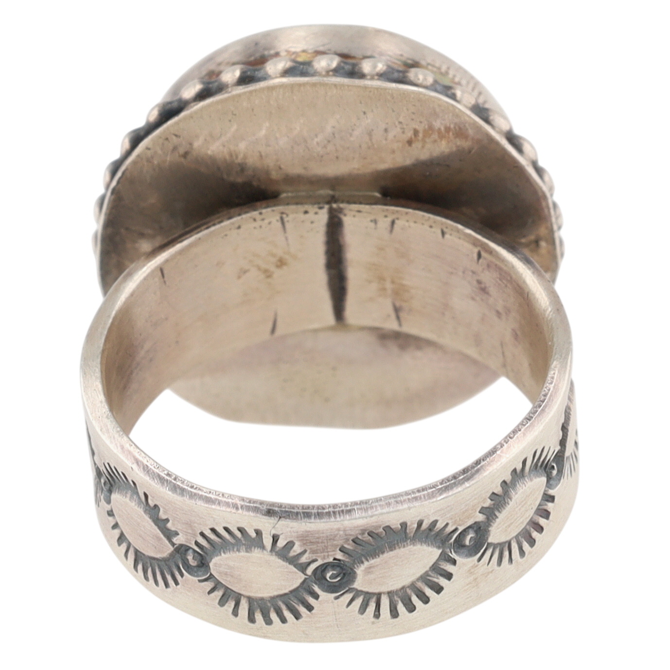 Eli Skeets Navajo Sterling Royston Turquoise Ring Sz 6.5