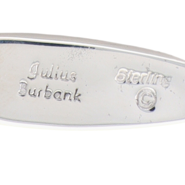 Julius Burbank Navajo Sterling Multi-Stone Inlay Earrings