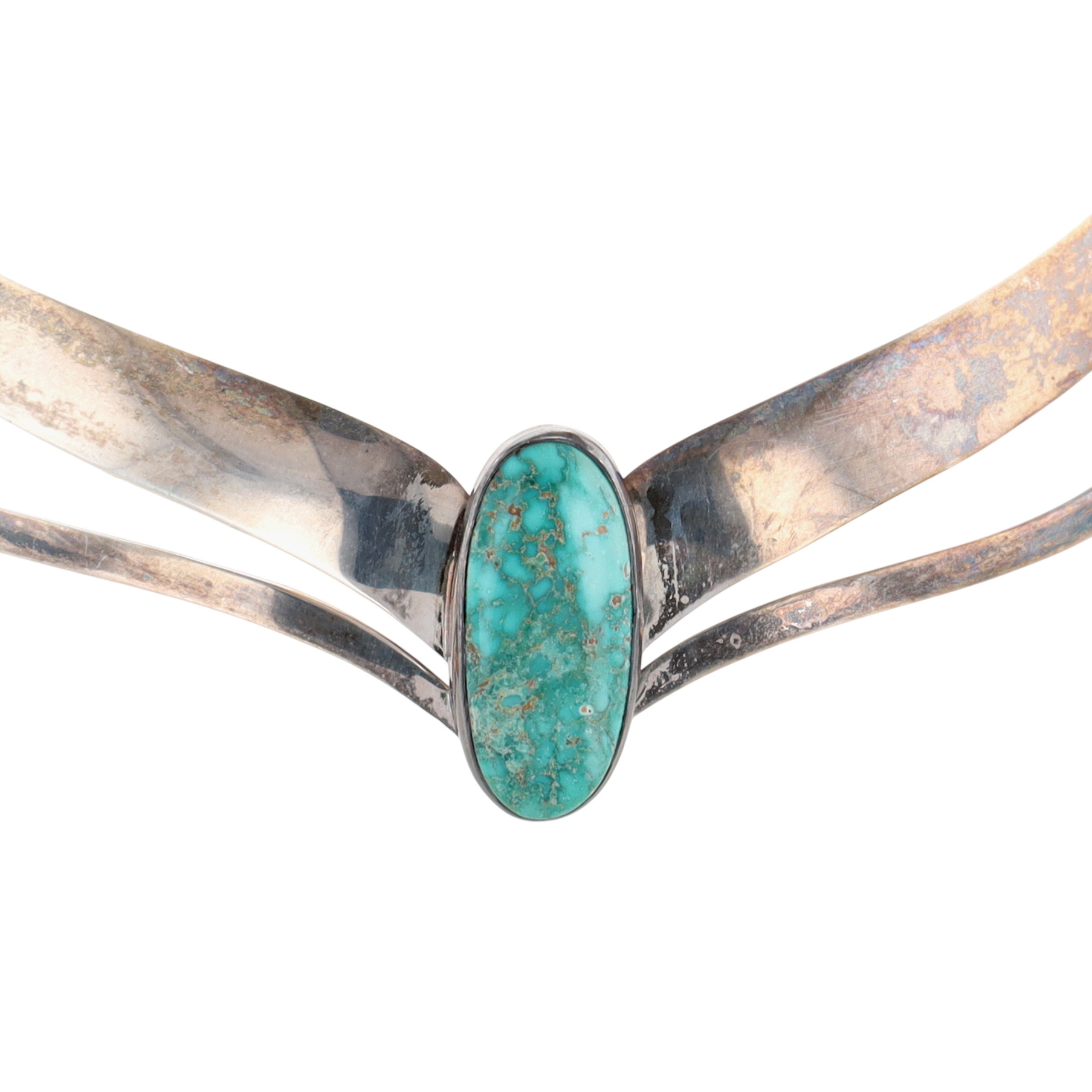 Navajo Sterling Turquoise Collar Necklace