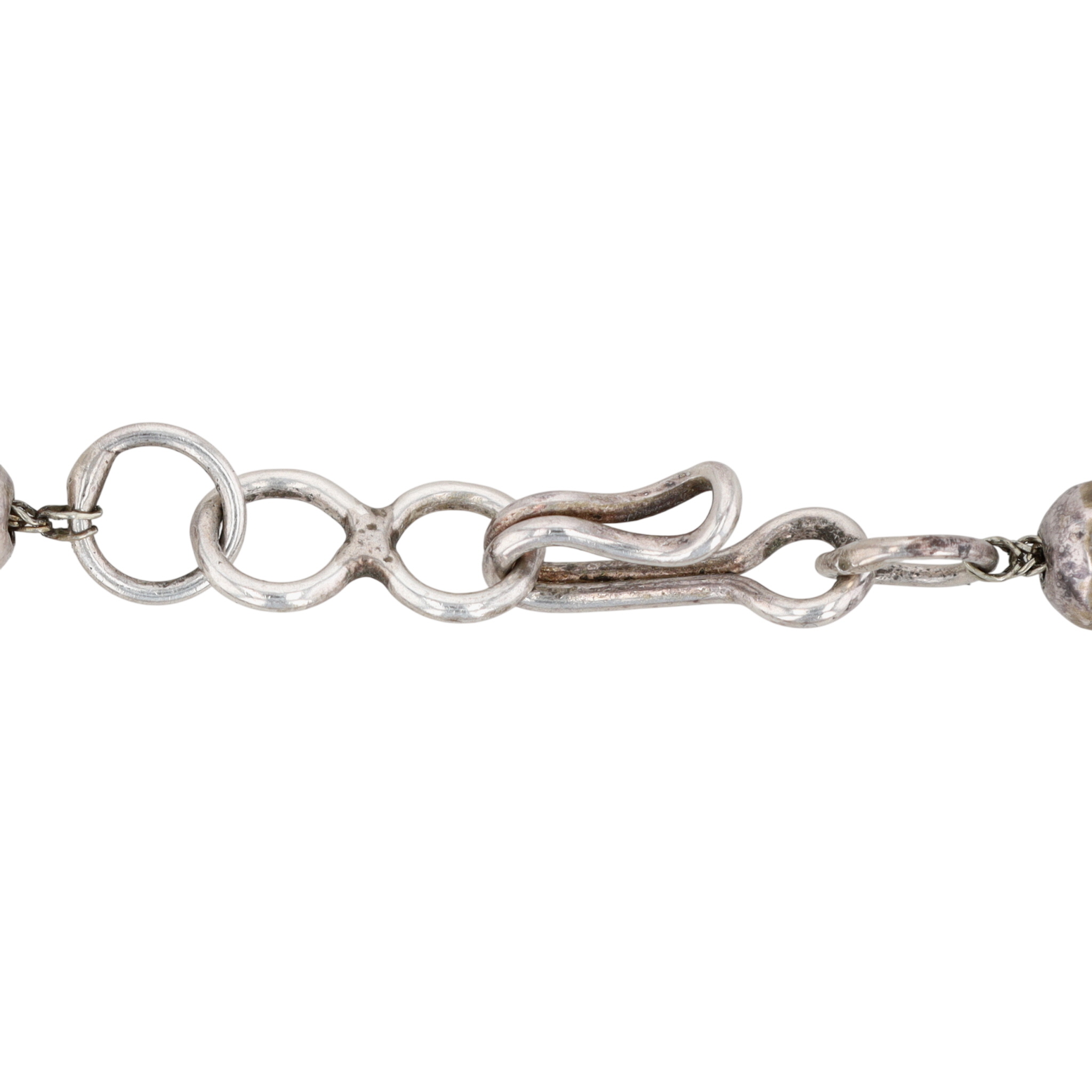 Frank & Sally Ramone Navajo Sterling Onyx Necklace