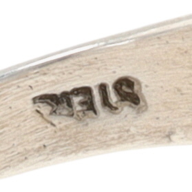 Ambrose Tsosie Navajo Sterling Cobblestone Inlay Ring Sz 9