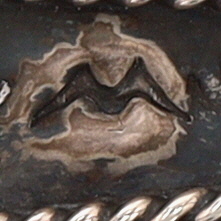 Vintage Signed Navajo Sterling Cluster Cuff Bracelet