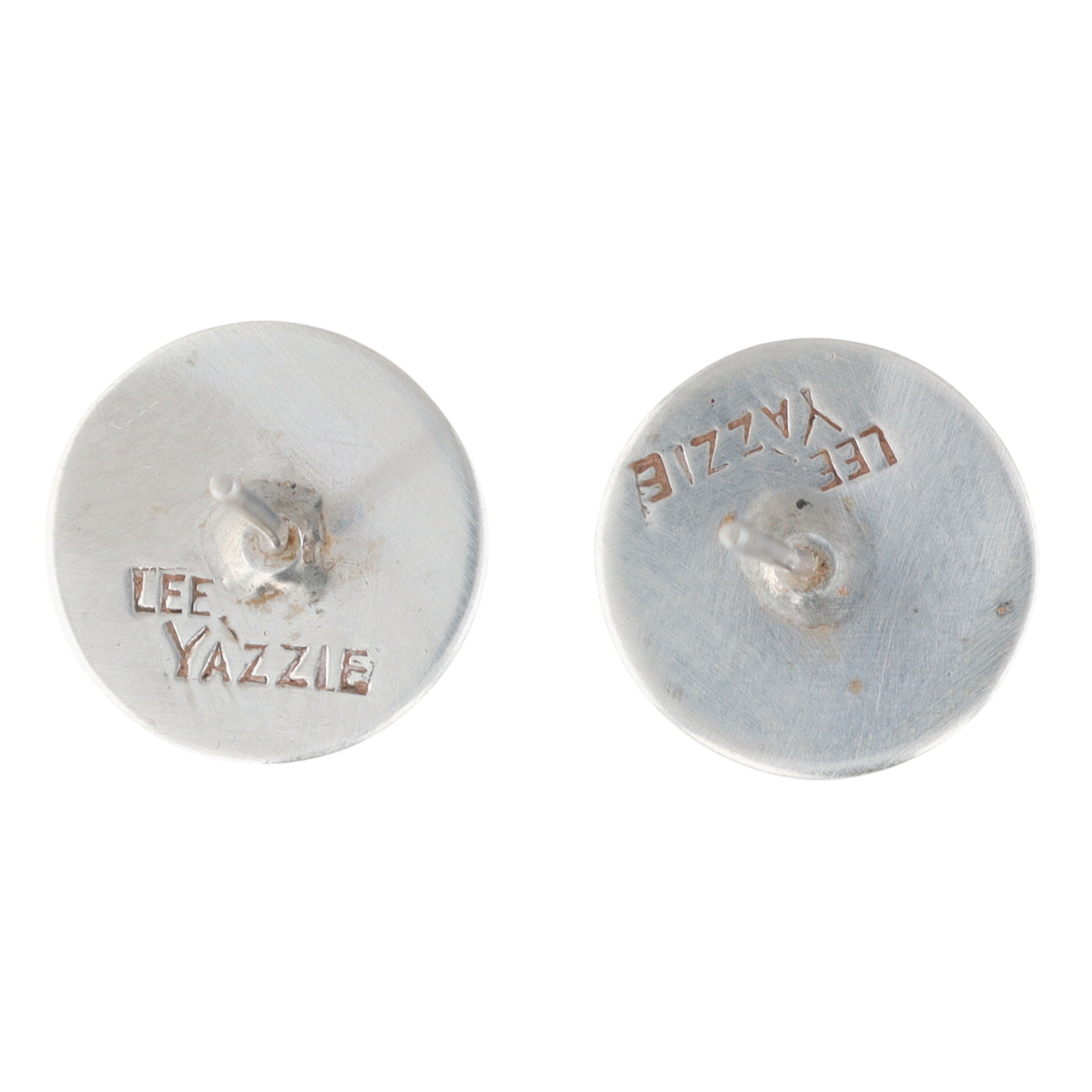 Award Winning Lee Yazzie Navajo Sterling Turquoise Earrings