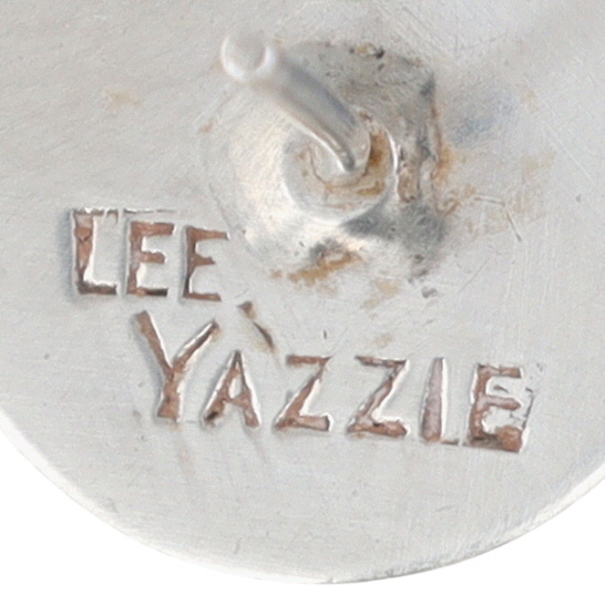 Award Winning Lee Yazzie Navajo Sterling Turquoise Earrings