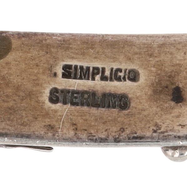 Dan Simplicio Zuni Sterling Coral Cuff Bracelet