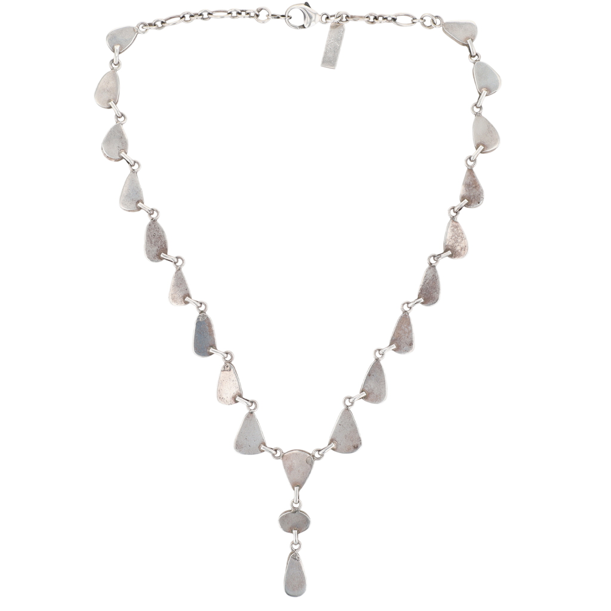 Paul Livingston Navajo Sterling Golden Hills Turquoise Necklace