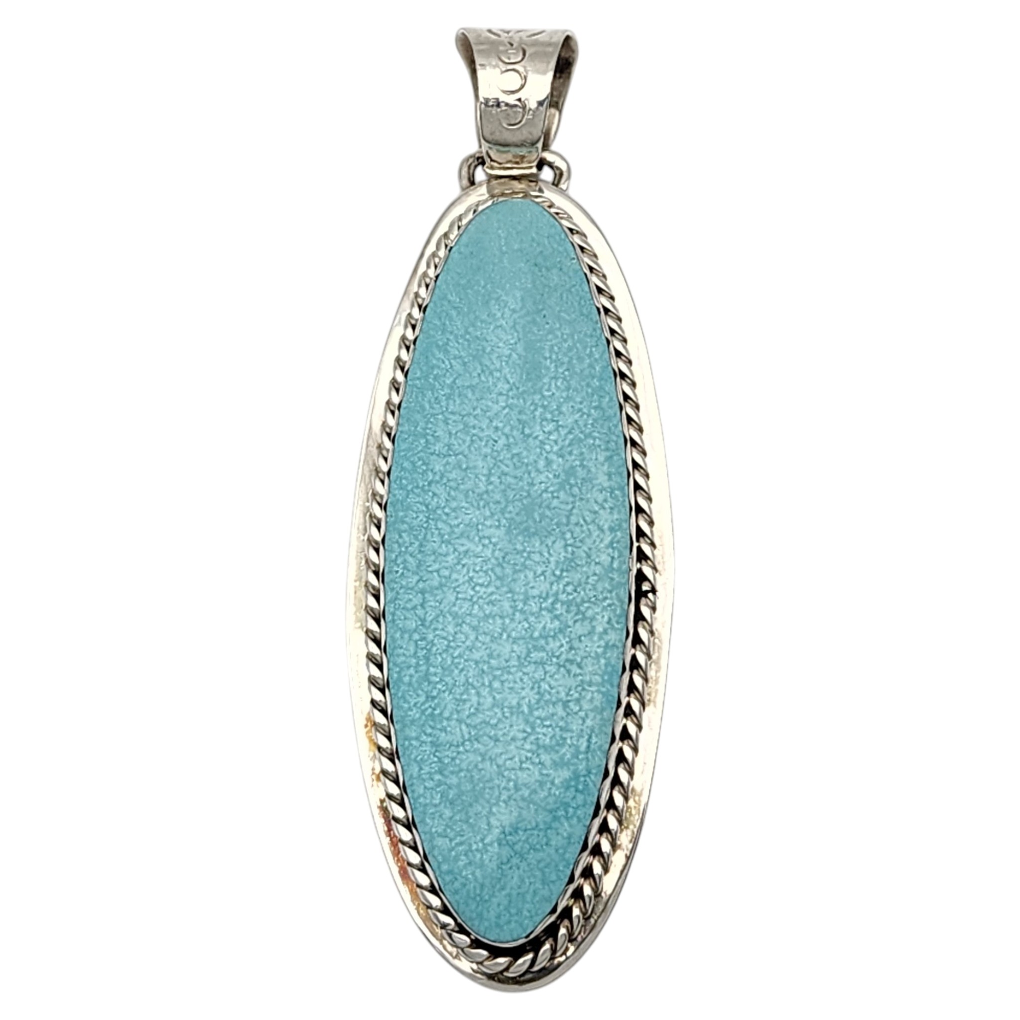 Secatero Navajo Sterling Turquoise Pendant