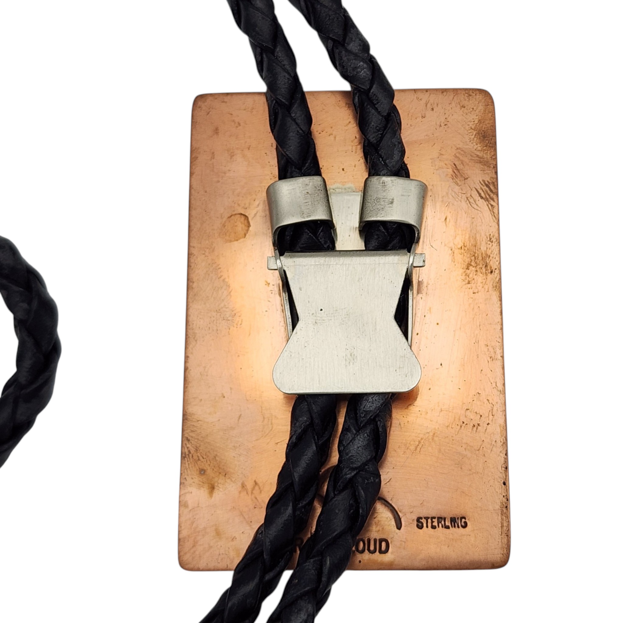 Jeremy & Eileen Rosetta Santo Domingo Multi-Metal Overlay Bolo Tie
