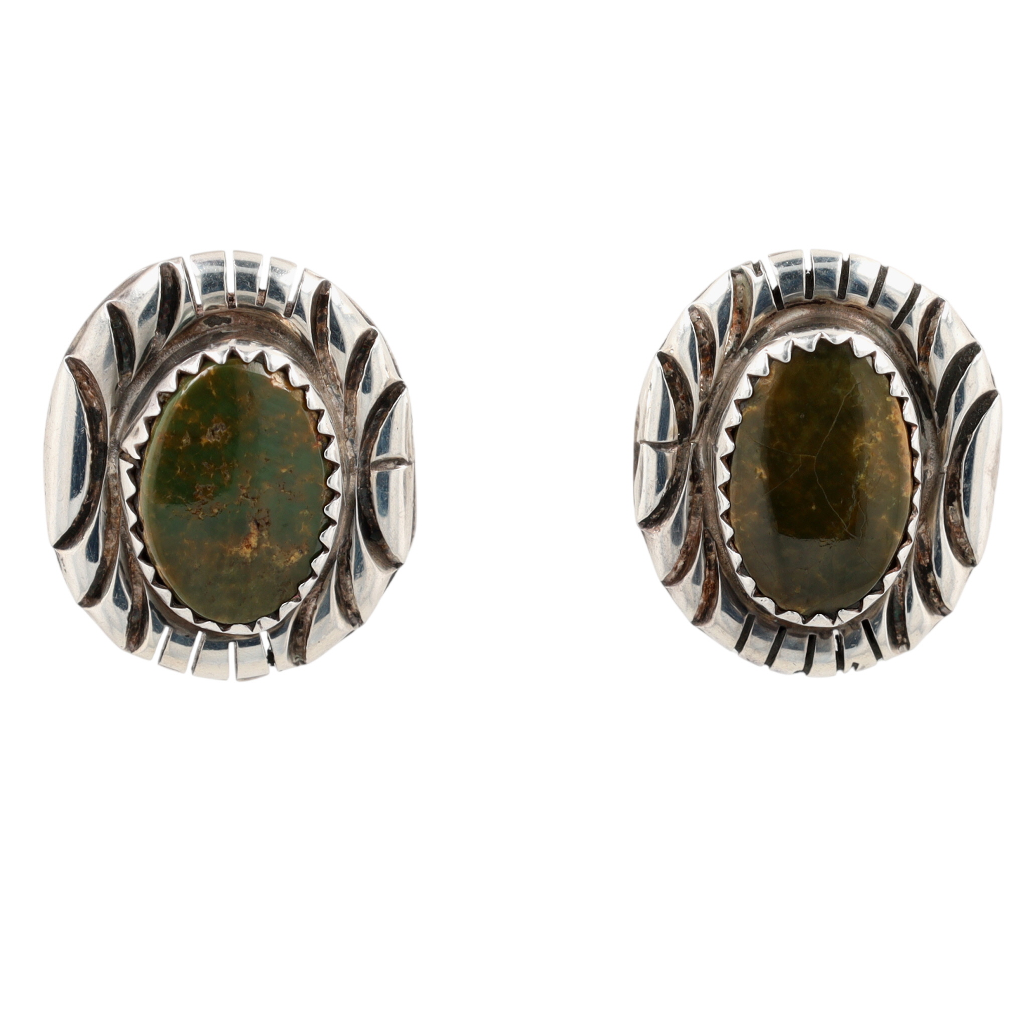 Navajo Sterling Royston Turquoise Earrings