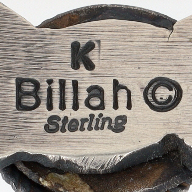 Kevin Billah Navajo Sterling Golden Hills Turquoise Cuff Bracelet
