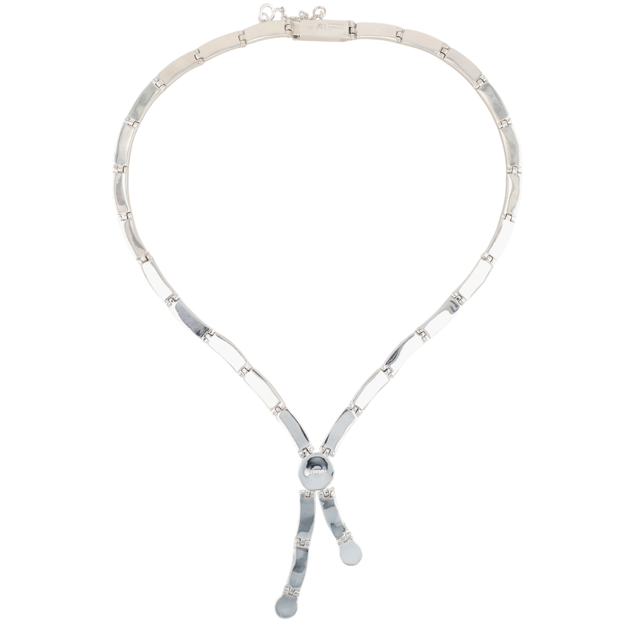 Evangeline David Navajo Sterling Multi-Stone Inlay Necklace