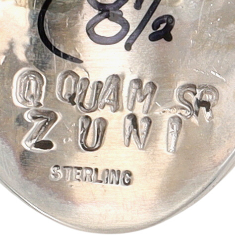 Quintin Quam Zuni Sterling Multi-Stone Inlay Hummingbird Ring Sz 8.5