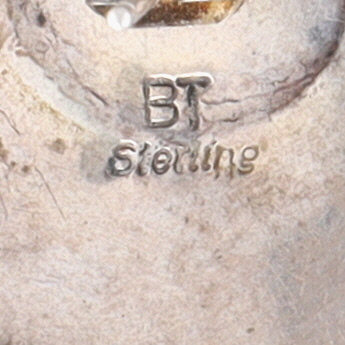 Signed Navajo Sterling Turquoise Earrings