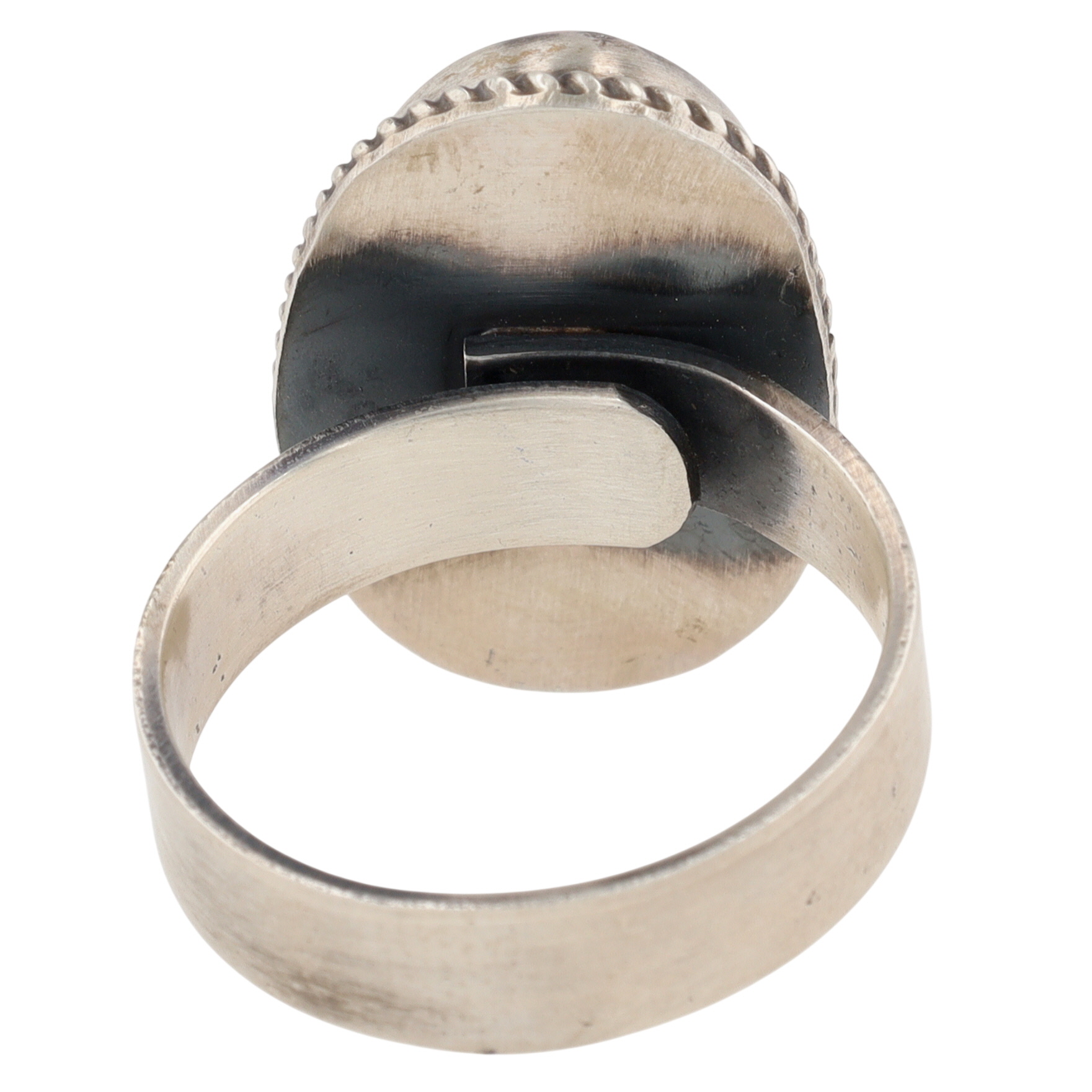Antoinette Martinez Navajo Sterling Rhodochrosite Adjustable Ring