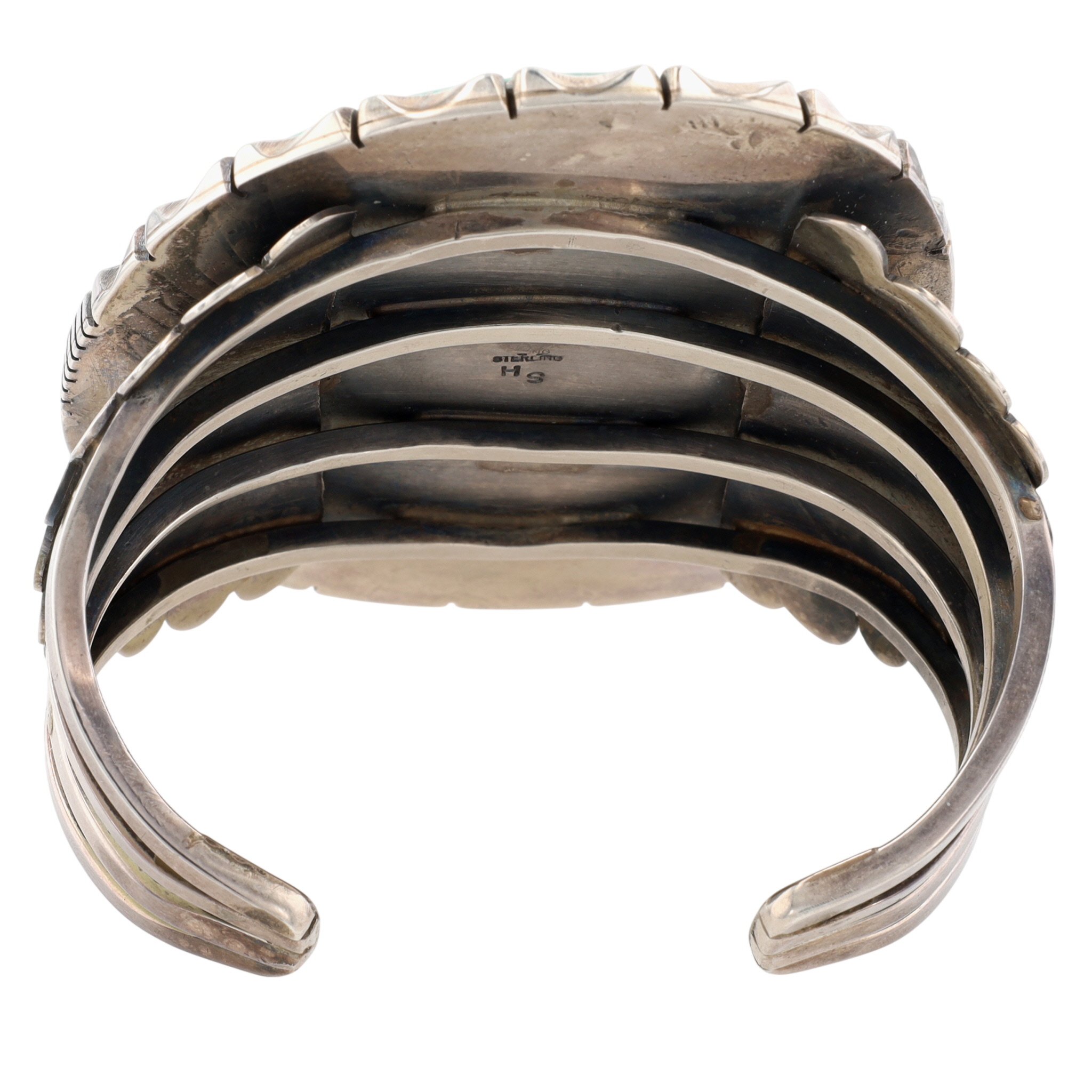 HUGE Henry Sam Navajo Sterling Turquoise Cuff Bracelet